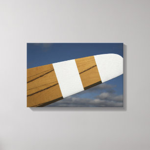 Hölzerner Flugzeugpropeller Leinwanddruck