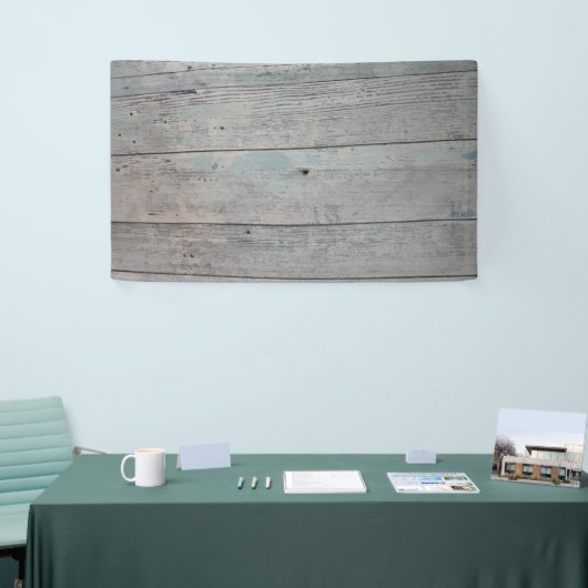 Hölzerner Fotohintergrund der rustikalen Scheune Banner (Messeveranstaltung)