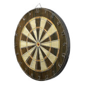 Hölzerner Furnier-BlattDartboard Dartscheibe (Vorderseite rechts)