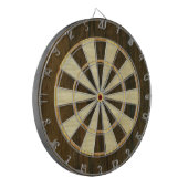 Hölzerner Furnier-BlattDartboard Dartscheibe (Vorderseite Links)