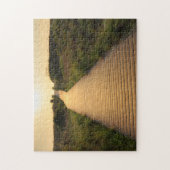 Hölzerner Gehweg zum auf den Strand zu setzen Puzzle (Vertikal)