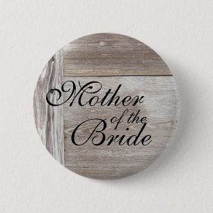 Hölzerner Hochzeitsknopf der Scheune Button