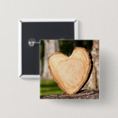 hölzerner Knopf Button (Vorne & Hinten)