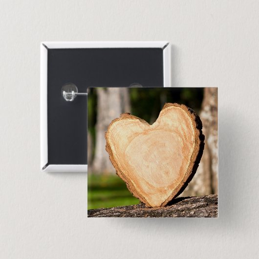 hölzerner Knopf Button (Vorne & Hinten)