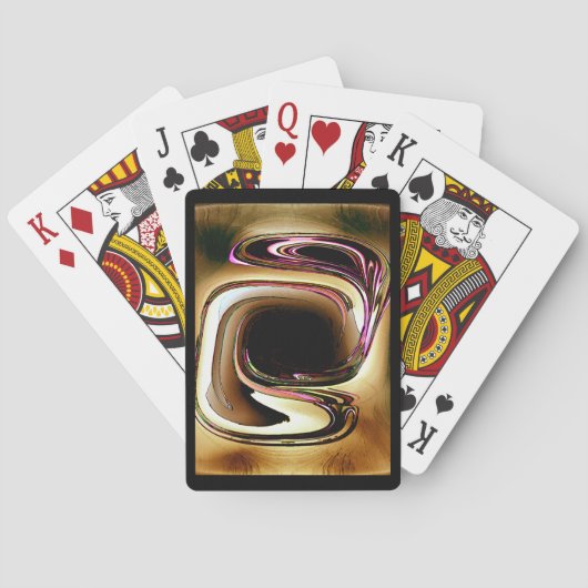 Hölzerner Lied-Designer-Spielkarten Spielkarten (Rückseite)