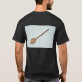 Hölzerner Löffel für Küchenarbeit T-Shirt (Rückseite)