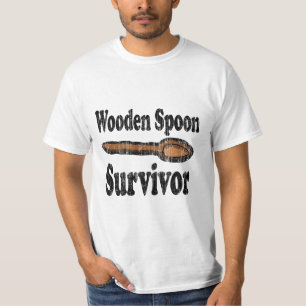 Hölzerner Löffel Überlebender T-Shirt