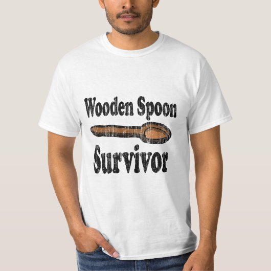 Hölzerner Löffel Überlebender T-Shirt (Vorderseite)