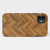 Hölzerner Parkettboden-Entwurf Case-Mate iPhone Hülle (Rückseite (Horizontal))