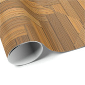 Hölzerner Parkettboden-Entwurf Geschenkpapier (Rolleneckpunkt)