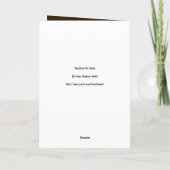 HÖLZERNER SCHLANGEN-GEBURTSTAG KARTE (Rückseite)