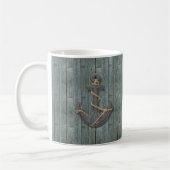 Hölzerner Seeanker rustikalen Treibholz Kaffeetasse (Links)