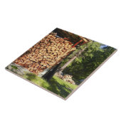 Hölzerner Stapel für Bon-Feuer Fliese (Seite)