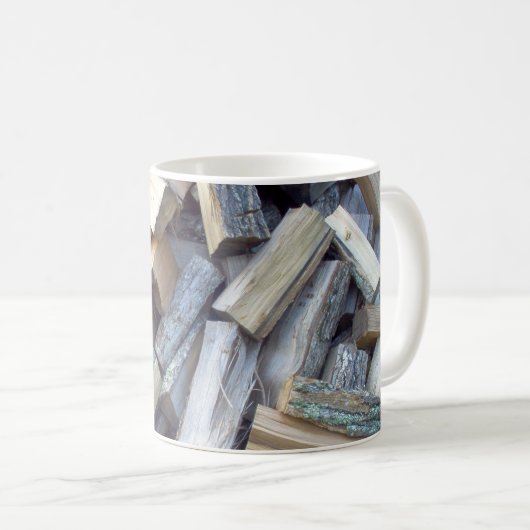 hölzerner Stapel Kaffeetasse (VorderseiteRechts)