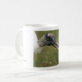 Hölzerner Storch Kaffeetasse (Vorderseite Links)