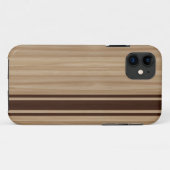 Hölzerner Streifen iPhone 5 Fall - Surfbrett-Art Case-Mate iPhone Hülle (Rückseite (Horizontal))