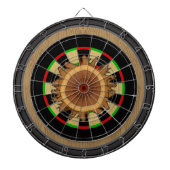 Hölzerner Stumpf mit hölzernem Korn-ZielDartboard Dartscheibe (vorne)
