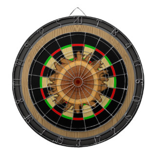 Hölzerner Stumpf mit hölzernem Korn-ZielDartboard Dartscheibe