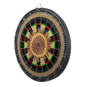 Hölzerner Stumpf mit hölzernem Korn-ZielDartboard Dartscheibe (Vorderseite rechts)