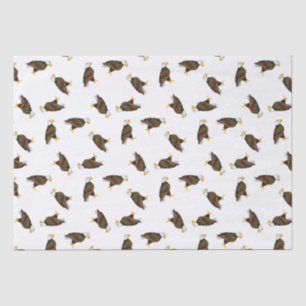 Hölzernes Abzeichen-Adler-Seidenpapier Seidenpapier