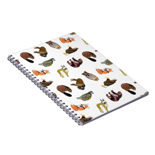 Hölzernes Abzeichen-Lebewesen-Wurf-Notizbuch Notizblock (Rechte Seite)