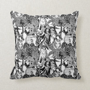 Hölzernes Abzeichen-Lebewesenmontage-Kissen Kissen