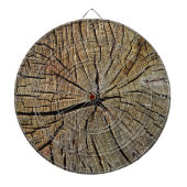 Hölzernes Beschaffenheits-Korn-Baum-Jahr schellt Dartscheibe (vorne)