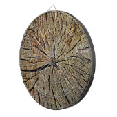 Hölzernes Beschaffenheits-Korn-Baum-Jahr schellt Dartscheibe (Vorderseite rechts)