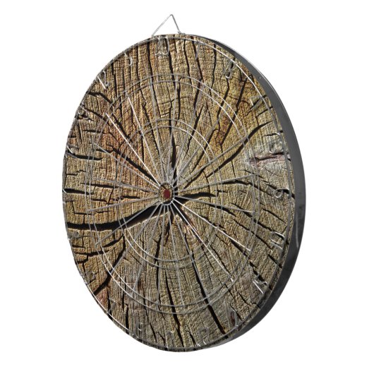 Hölzernes Beschaffenheits-Korn-Baum-Jahr schellt Dartscheibe (Vorderseite rechts)