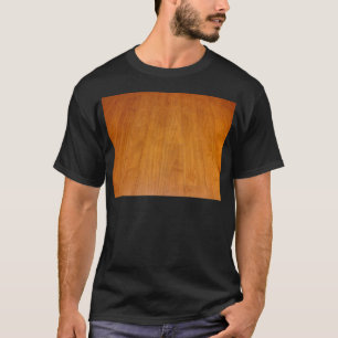 Hölzernes Bodenparquetry-Parkett-Laminat Brown T-Shirt