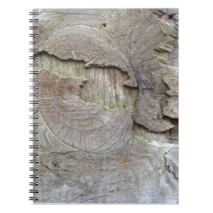 Hölzernes Effekt Notizbuch Notizblock