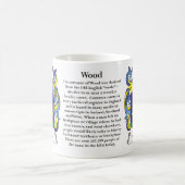 Hölzernes Familien-Wappen Tasse (Mittel)