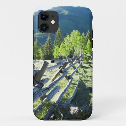 Hölzernes Fenceline Case-Mate iPhone Hülle (Rückseite)