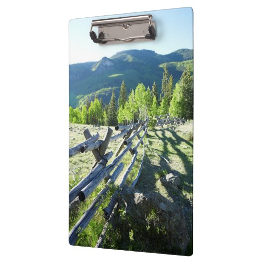 Hölzernes Fenceline Klemmbrett (Links)