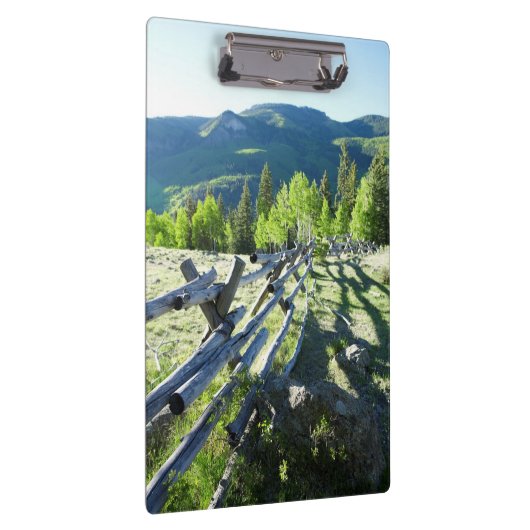 Hölzernes Fenceline Klemmbrett (Rechts)