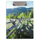 Hölzernes Fenceline Klemmbrett (Vorderseite)