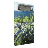Hölzernes Fenceline Mini Klemmbrett (Schrägansicht)