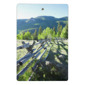 Hölzernes Fenceline Mini Klemmbrett (Rückseite)