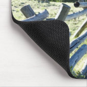 Hölzernes Fenceline Mousepad (Ecke)
