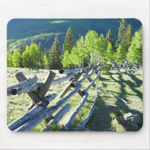 Hölzernes Fenceline Mousepad