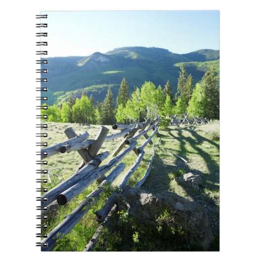 Hölzernes Fenceline Notizblock (Vorderseite)