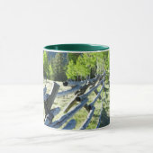 Hölzernes Fenceline Tasse (Zentrum)