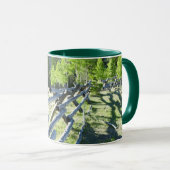 Hölzernes Fenceline Tasse (VorderseiteRechts)