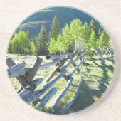 Hölzernes Fenceline Untersetzer (Vorne)