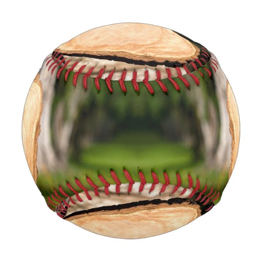 hölzernes Herz Baseball (Rückseite)