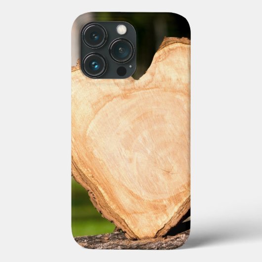 hölzernes Herz Case-Mate iPhone Hülle (Rückseite)