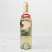 hölzernes Herz Flaschenanhänger (Auf Flasche)