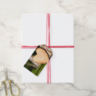 hölzernes Herz Geschenkanhänger