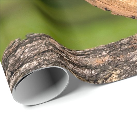 hölzernes Herz Geschenkpapier (Rolleneckpunkt)