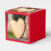 hölzernes Herz Geschenkschachtel (Vorderseite)